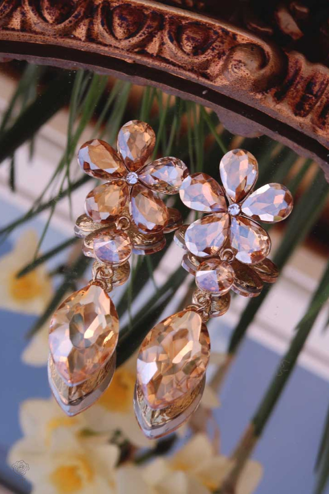 Flower Diamond Earrings