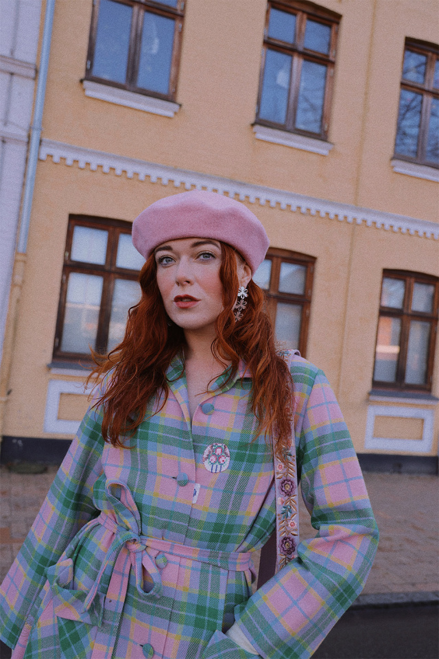 French Kiss Dusty Pink Beret 