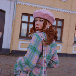 French Kiss Dusty Pink Beret 