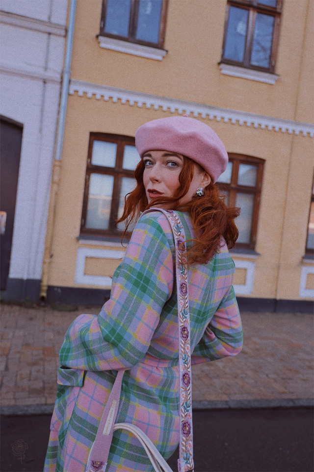 French Kiss Dusty Pink Beret 