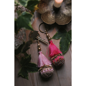 Boho Tassle Keychain 
