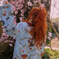 Frosty Floral Velvet Jacket | S-L