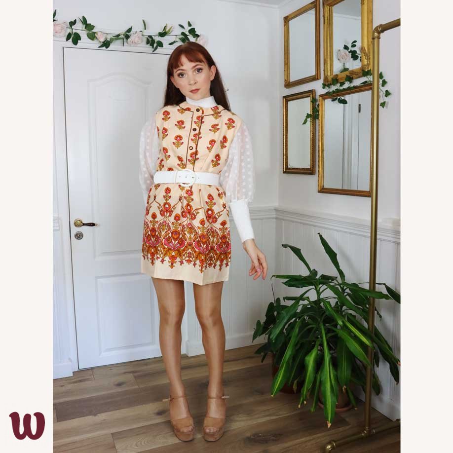 70s mini dress