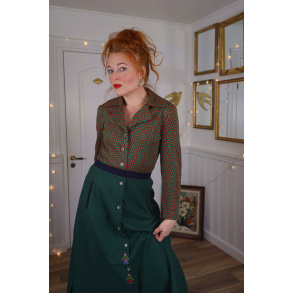 Funky Green & Orange 70's Vintage Blazer | S/M