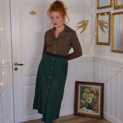 Funky Green &amp; Orange 70's Vintage Blazer | S/M