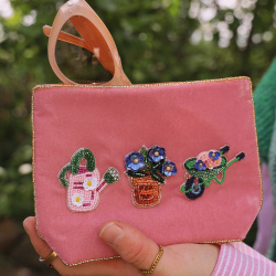 Garden Gurl Pearl Pouch 