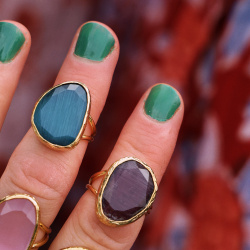 You're A Gem | Glass Ring 