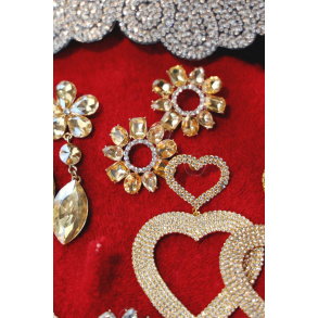 Glass Flowers | Gold & Silver