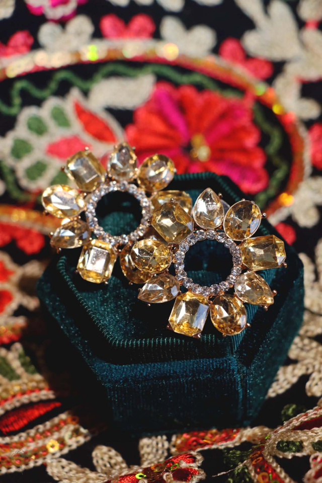 Glass Flowers | Gold &amp; Silver