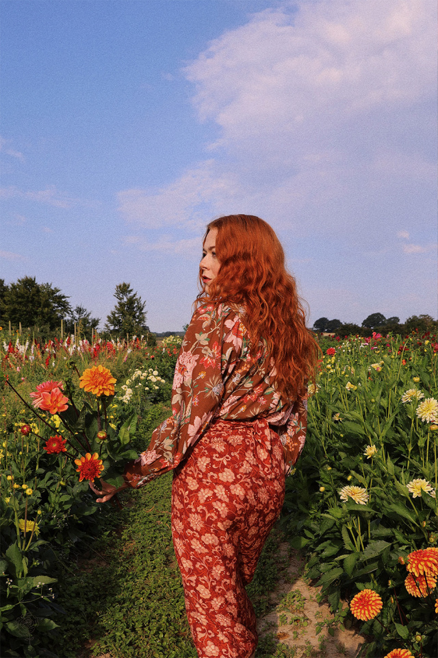 Golden Hour Floral Blouse 