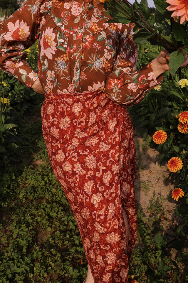 Golden Hour Floral Blouse 