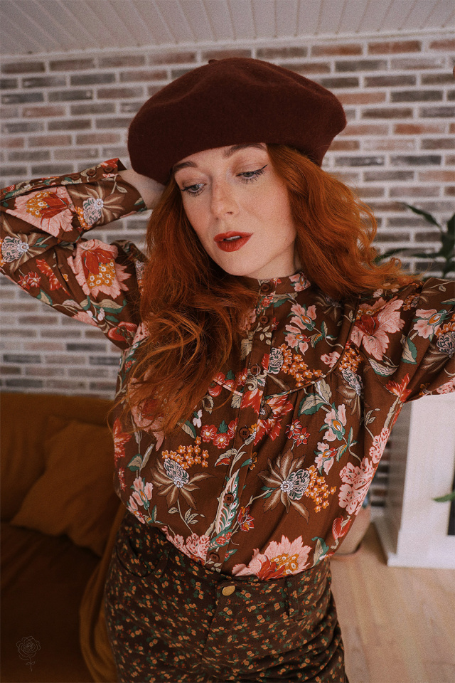 Golden Hour Floral Blouse 