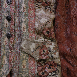 Thick Golden Tapestry Vintage Waistcoat | S