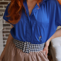 Golf Bag Embroidered Top | M