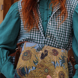 Van Gogh Sunflower | Cross Body Bag