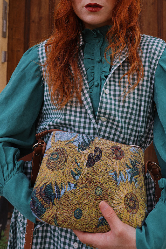 Van Gogh Sunflower | Cross Body Bag