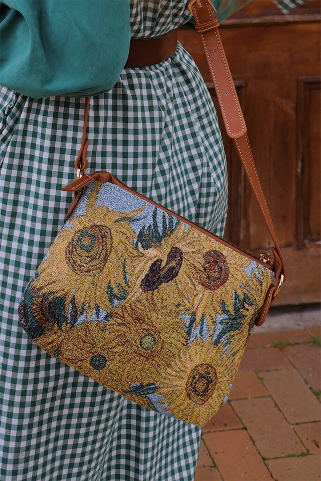 Van Gogh Sunflower | Cross Body Bag