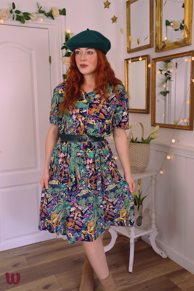 Abstract Multi Colour Dress | S/M