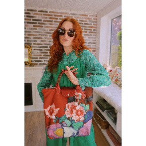 Green Paisley Vintage Blouse | S