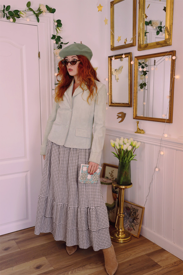 Green Suede Jacket | S