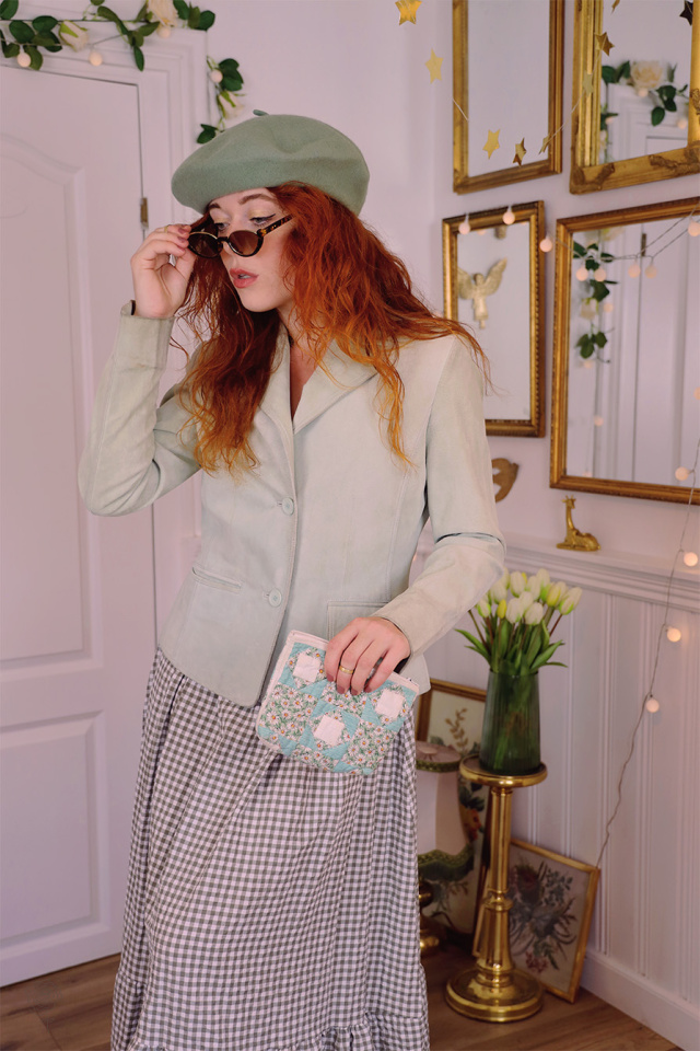 Green Suede Jacket | S