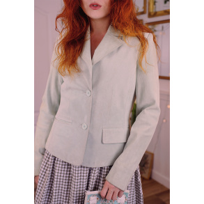 Green Suede Jacket | S