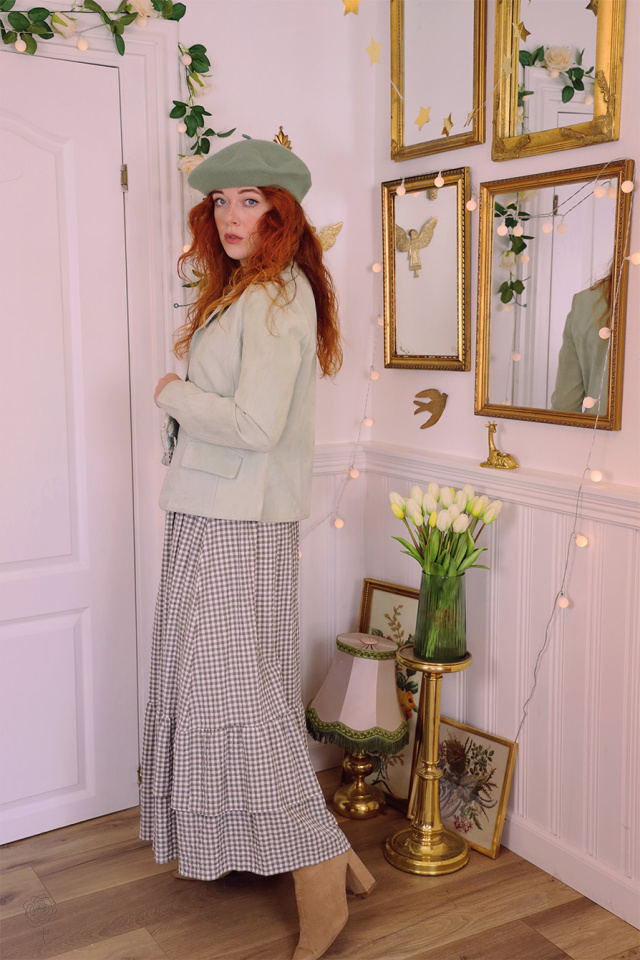 Green Suede Jacket | S