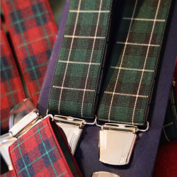 Retro Inspired Plaid Braces