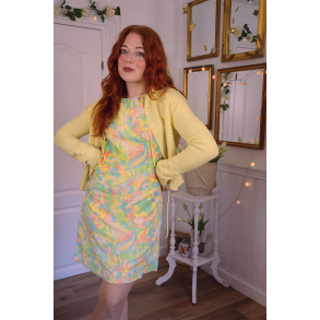 Bright Funky 60's Mini Vintage Dress | S/M
