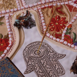 Hamsa Incense Burner