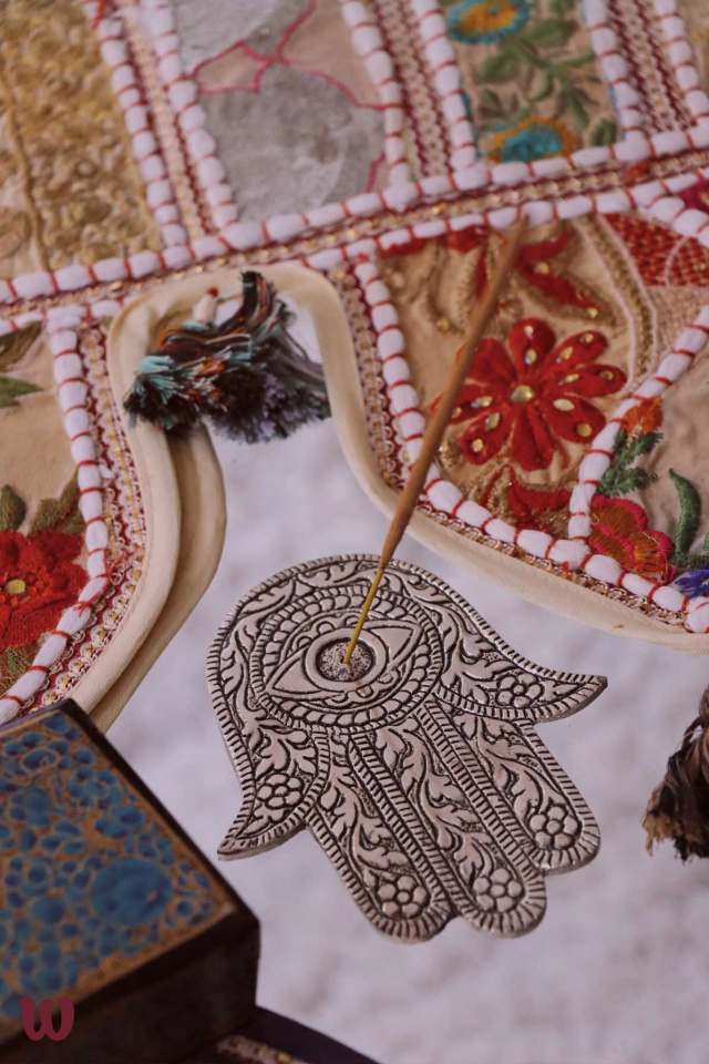 Hamsa Incense Burner