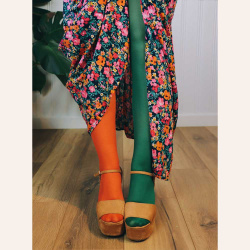 Earth Green Happy Tights 