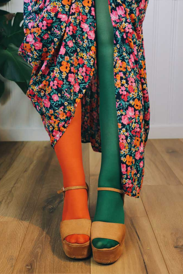 Earth Green Happy Tights 