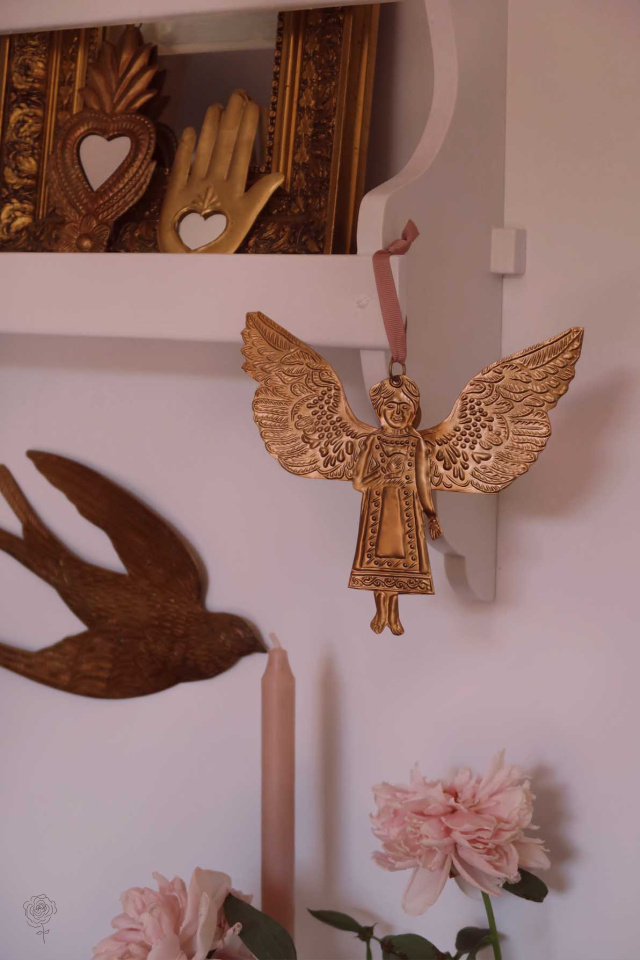 Angel Brass Wall Decoration