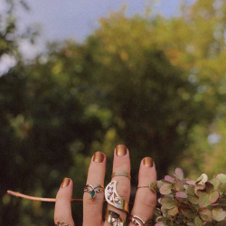 Luna Statement Brass Ring 