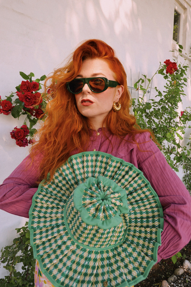 July Sun Badass Green Sunglasses