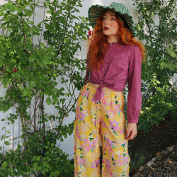 July Sun Floral Summer Trousers 