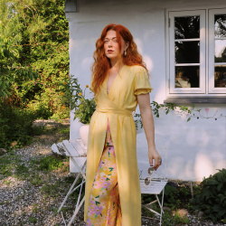 July Sun Floral Summer Trousers 