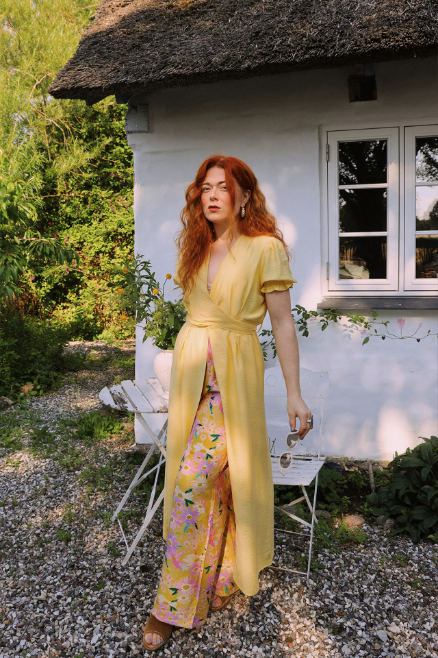 July Sun Floral Summer Trousers 
