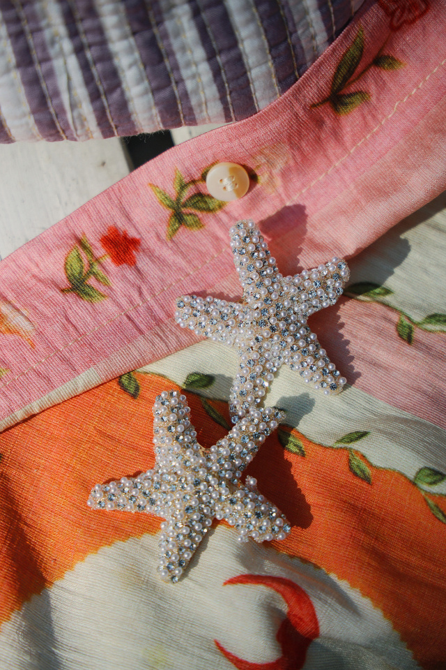 July Sun Starfish Earrings