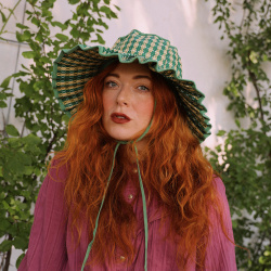 July Sun Green Beach Hat 