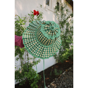 July Sun Green Beach Hat 