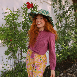 July Sun Green Beach Hat 
