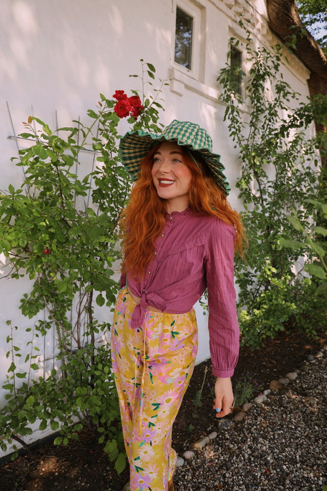 July Sun Green Beach Hat 
