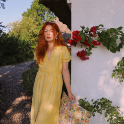 Summer Sun Yellow Maxi Dress 