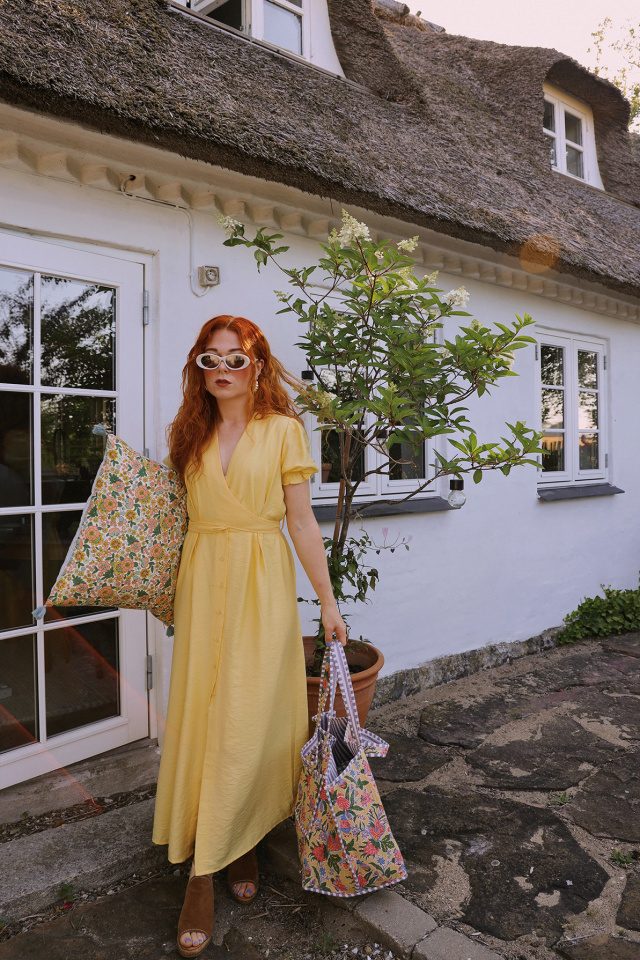 Summer Sun Yellow Maxi Dress 