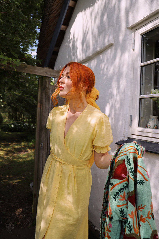 Summer Sun Yellow Maxi Dress 