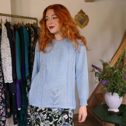 Light Blue Vintage Sweater | M