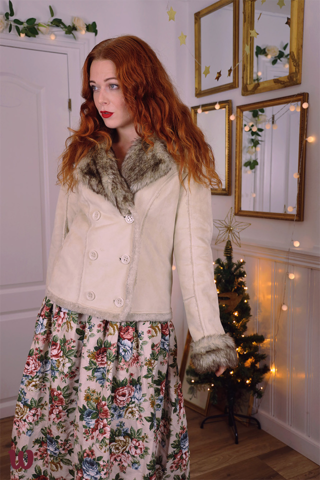 Cream Fluff Soft Jacket | S