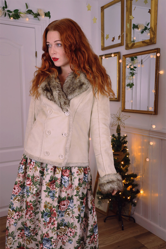 Cream Fluff Soft Jacket | S